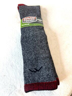 Darn Tough Vermont Hike/Trek Merino Wool Boot Socks XL Smoke 1955 NEW Logging